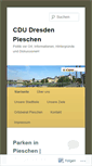 Mobile Screenshot of cdu-pieschen.com